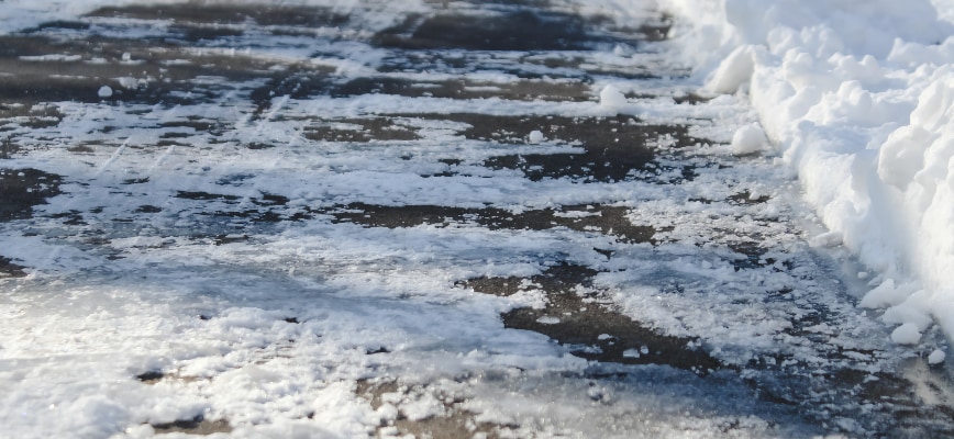 Salt, Ice Melt & Your Lawn: How to Protect Turf Along Driveways and Walkways